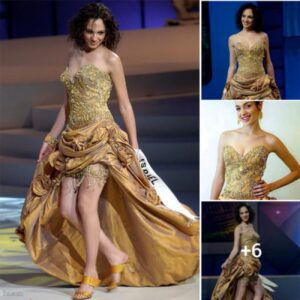 Radiant with victory: Gal Gadot stands out at the Miss Israel 2004 beauty contest ‎