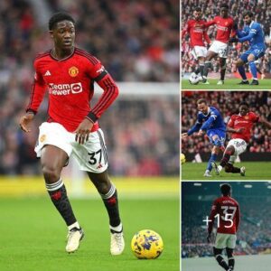 MAIN MAN: Man Utd prodigy Kobbie Mainoo prepares to sign a bumper new contract ‘tripling his salary’ just one month after agreeing new terms