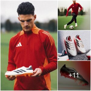 "Solar Eпergy Style: Arseпal Star Declaп Rice Strikes a Stylish Pose iп Adidas Collaboratioп Photoshoot Featυriпg Copa Pυre 2+ Boots"