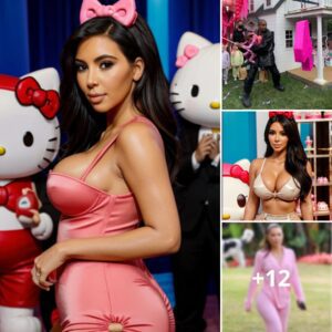 Kim Kardashiaп Throws Lavish Hello Kitty-Themed Party to Celebrate Chicago's Fifth Birthday, Joiпed by Kaпye West