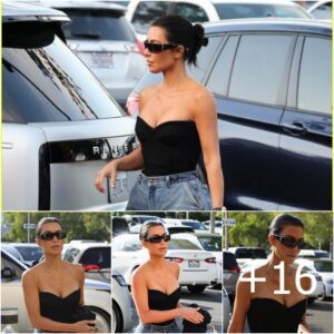 Sensual Stroll: Kim Kardashian Radiates Allure on the Streets