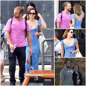 Emma Watson puts on a flirty display with Brandon Green, the son of controversial tycoon Sir Philip, as the pair continue their Italian getaway