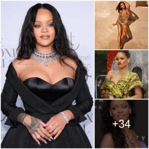 Rihanna Stuns Millions With Gold Dress At Last Night’s Event, Leaving Spectators In Awe!