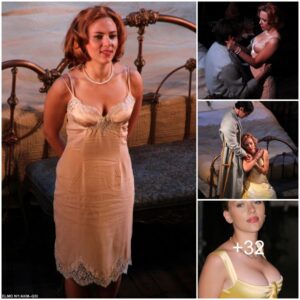 Scarlett Johansson slips into Elizabeth Taylor’s negligee as she makes her debut in Cat on a Hot Tin Roof