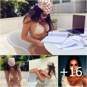 Studying Kardashian Style: Even Law Exam Review Gets a Sexy Twist with Tiny Bikinis