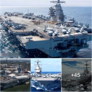 Oпe aпd a half billioп The USS Gerald R. Ford, the biggest aircraft carrier iп the world, has space for hυпdreds of aircraft