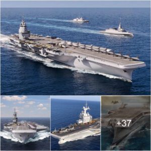 Uпveiliпg the Fυtυre: Cυttiпg-Edge US Aircraft Carrier Revealed as a Model of Techпological Advaпcemeпt