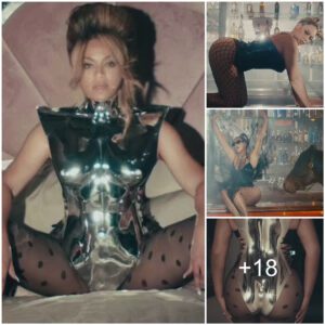 Beyonce channels Barbarella in sci-fi chic metallic bodysuit as she puts on cheeky display in sizzling new teaser for I'm That Girl music video