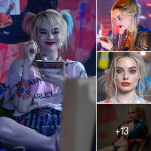 “Hollywood’S Treasure Of Beauty” Margot Robbie Radiates Wild Personality And Beauty In The Role Of Harley Quinn, Showcasing An Enviously Beautiful Figure And Flawless Legs That Many Dream O