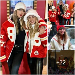 Taylor Swift celebrates Chiefs’ playoff win with Brittany Mahomes, Kylie Kelce in new photos