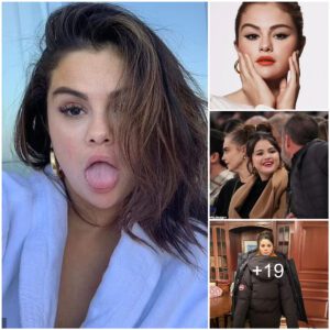 Selena Gomez sticks her tongue out in new flirty images shared to Instagram... while continuing to film season 2 of Only Murders In The Building