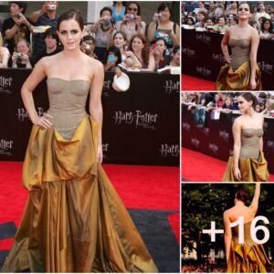 Emma Watson's Bronze Bottega Veneta Dress Steals the Show at Harry Potter New York Premiere