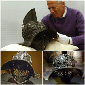 Resurrecting the Gladiator: Astonishing Discovery of a Well-Preserved Helmet in Pompeii's Aftermath