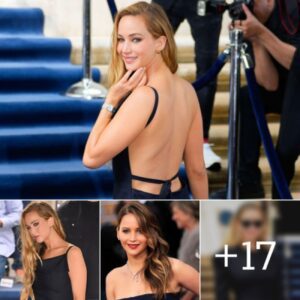 Jennifer Lawrence’s Little Black Dress Had a Sultry Surprise in the Back