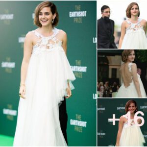 Emma Watson Returns to the Red Carpet in Gender-Fluid Label Harris Reed