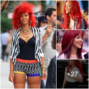 Remembering Rihanna’s Fiery Red Locks That A Symbol Of Irresistible Charisma And Timeless Appeal, Captivating Hearts Worldwide!