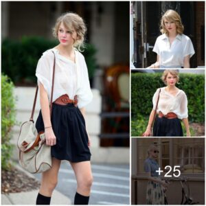 Taylor Swift Surprised When The Camera Caught Her Radiantly On The Street, With A Gentle Fashion Style That Made Fans Love Her.