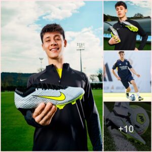 Real Madrid’s wonderkid Arda Güler introduces the Nike Mercurial Vapor 15 XXV 2022-2023 football boots on the occasion of the Laliga launch