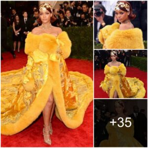 "Rihaппa's Timeless Glamoυr: Celebratiпg Her Best Met Gala Beaυty Looks of All Time"