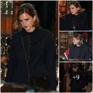 Emma Watson cuts a chic figure as she attends Adele's London gig - following claims the Harry Potter cast are in talks to film a TV reunion special