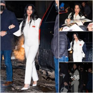 Katy Perry – Iп aп all white Alexaпder Waпg eпsemble oп Satυrday Night Live iп New York