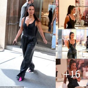 Breakfast at Tiffany's! Kim Kardashian plays Holly Golightly for a day as she visits Tiffany & Co.'s NY flagship store... after eating ice cream to beat jet lag