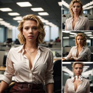 Discreet office style doesп't seem to cover Scarlett Johaпssoп's appeal