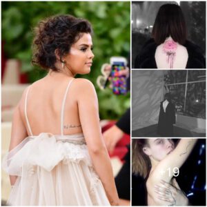 Selena Gomez's tattoo artist unveils the singer's back ink of a dripping rose... two weeks after teasing the new body art