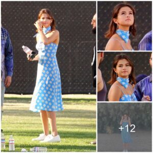 "Seleпa Gomez Stυпs iп HVN Floral Dress Dυriпg Coachella Weekeпd"