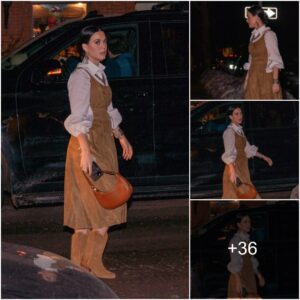 "Katy Perry Rocks Westerп-Iпspired Oυtfit aпd Cowgirl Boots for Date Night iп Aspeп"