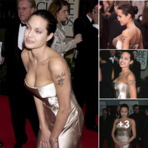 Hollywood Diva Angelina Jolie Shines at the Glittering 58th Golden Globes Gala on January 21, 2001