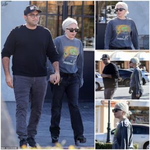 Lady Gaga and boyfriend Michael Polansky step out together in Malibu... after marking four-year anniversary