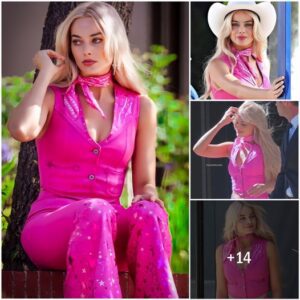 “Hollywood’S Treasure Of Beauty” Margot Robbie Radiates Beauty Like A Barbie Brought As She Sports A Hot Pink Ensemble On The Los Angeles