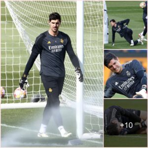 COURT OUT: Thibaut Courtois ‘left Real Madrid training session in tears’ as he suffered a new injury to his right knee and missed the rest of the season🙏🙏