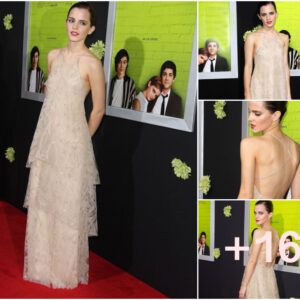 British Actress Emma Watson Shines at American Director's Premiere