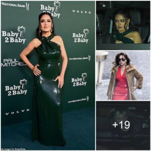 Lady Gaga and her House of Gucci costar Salma Hayek reunite at Leonardo DiCaprio's star-studded 49th birthday party in Beverly Hills