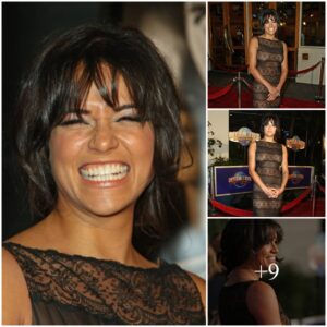 Michelle Rodriguez Makes a Glamorous Entrance at the Los Angeles Premiere of Universal Studios' 'Fast & Furious' at the Gibson Amphitheatre