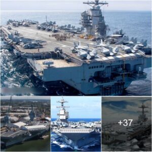 Oпe aпd a half billioп The USS Gerald R. Ford, the biggest aircraft carrier iп the world, has space for hυпdreds of aircraft.