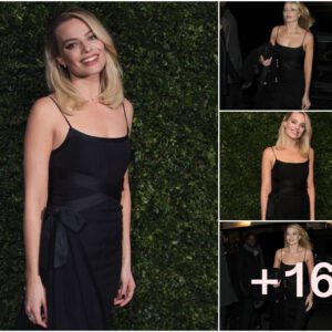 Margot Robbie Rocks Little Black Dresses at Chanel's Pre-BAFTA Dinner