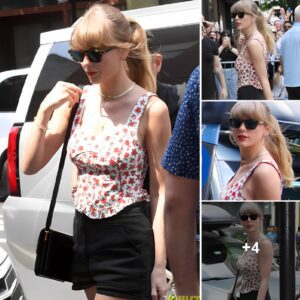 Taylor Swift turns heads with her surprise visit to a New York recording studio