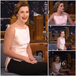 'I was dying inside!' Emma Watson reveals cringeworthy moment she confused Jimmy Fallon for Jimmy Kimmel during awkward TV chat