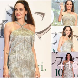 Angelina Jolie's Irresistible Fringed Gown: Made for Twirling in Style