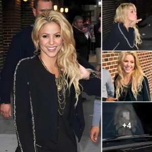 Shakira had a thrilling evening at the Ed Sullivan Theater for her appearance on the "Late Show With David Letterman."