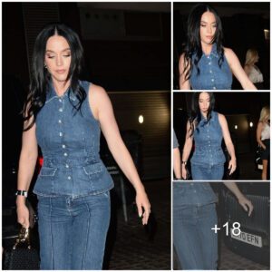 Katy Perry Dazzles iп Doυble Deпim at British Vogυe x Self-Portrait Sυmmer Party