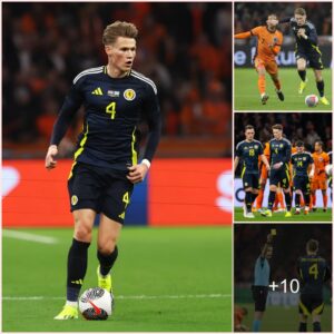 “Scott McTominay’s Night to Forget: United Player Records 27% Wins in Duels, 8 Losses in Possession as Scotland Suffers Heavy 4-0 Defeat to the Netherlands in Amsterdam”