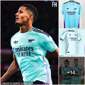 Arsenal’s 24/25 third kit lеаƙеԀ with brand new badge AND adidas logo and fans believe it looks like Man City’s home kit