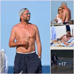 VACATION TIME: Liverpool boss Klopp spotted relaxing on the beach, enjoying a refreshing beverage during holiday