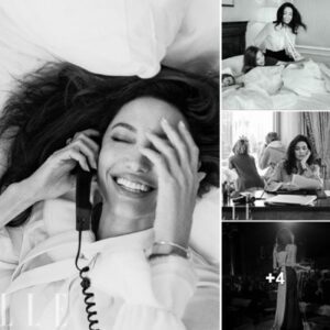 Immerse Yourself in Angelina Jolie’s Enchanting ELLE Magazine Photoshoot, Radiating Elegance and Grace