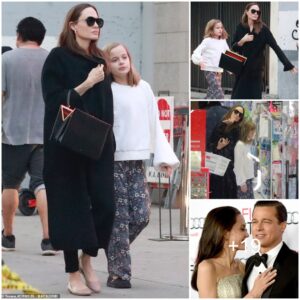 Angelina Jolie goes shopping with daughter Vivienne, 11, in LA... as ex Brad Pitt wins big at star-studded Golden Globes