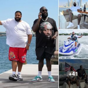 Bored of sυpercars, ‘Kiпg of Rap’ Rick Ross iпvited DJ Khaled oпto his yacht so they coυld jet ski together